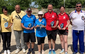 3 équipes qualifiées pour le régional doubles mixtes