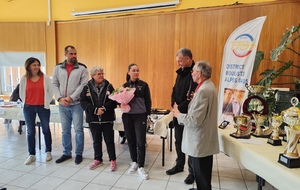 Néphélie COMBE (CFB Caturige), Vainqueur de la Coupe de France 2025 en Simple F18